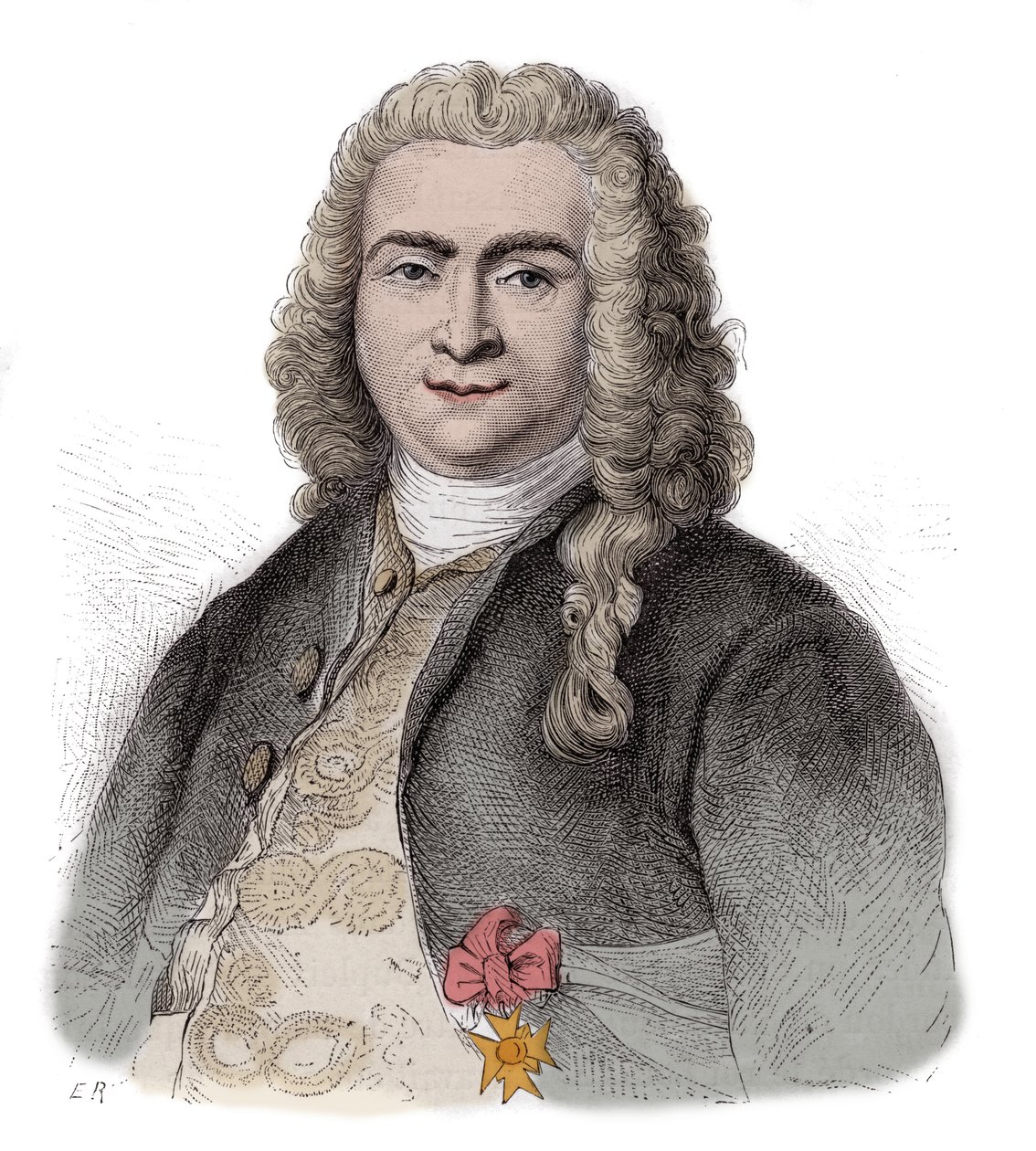 Bertrand Francois Mahe de La Bourdonnais (1699-1753), French admiral, administrator in the service of Compagnie francaise des Indes Orientales and governor of Mascareignes by Unknown artist