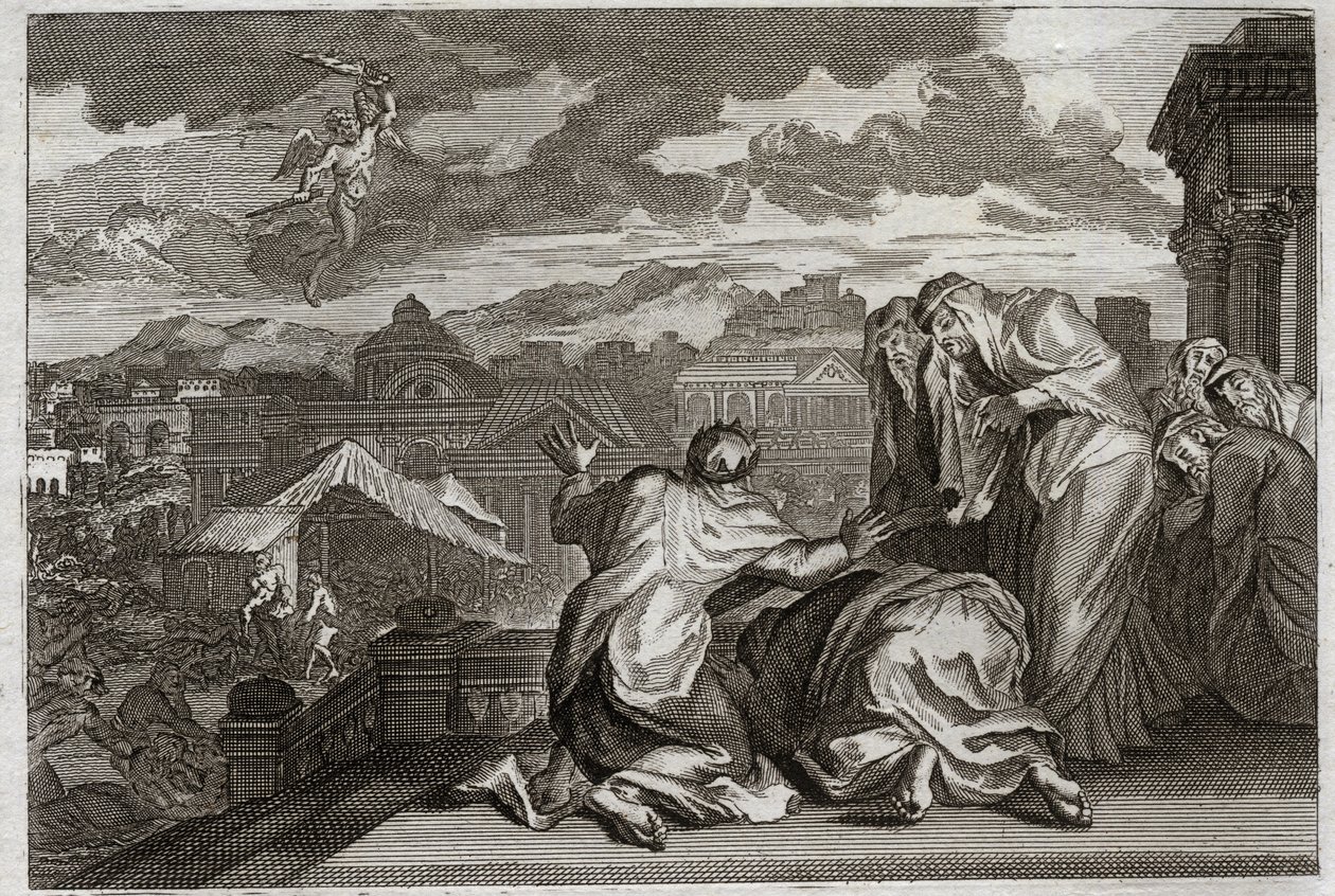 Bible of Royaumont, Old Testament: Plague by Unknown artist