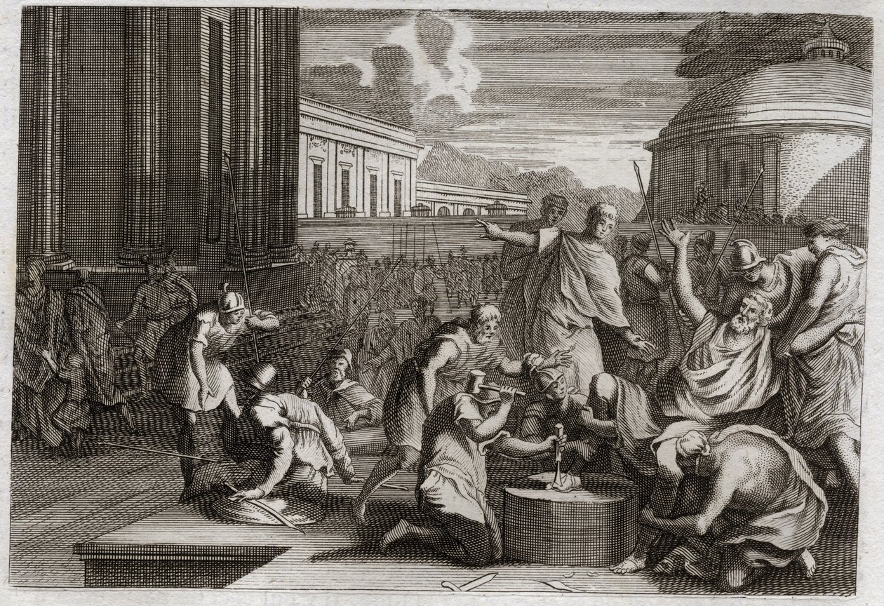 Bible of Royaumont, Old Testament: Punishment of Adonibesec. Josue
