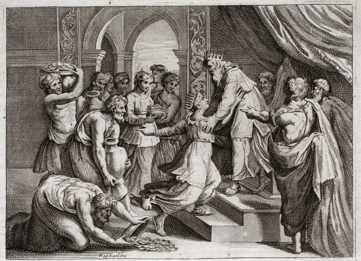 Bible of Royaumont, Old Testament: Queen of Sheba by Unknown artist