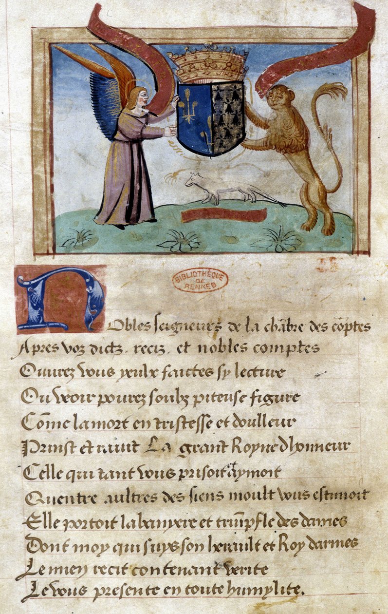 Blazon of Anne de Bretagne by Unknown artist