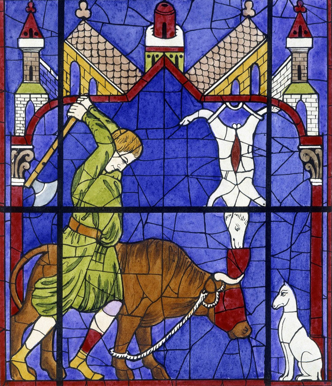 Stained Glass of the Middle Ages - in 