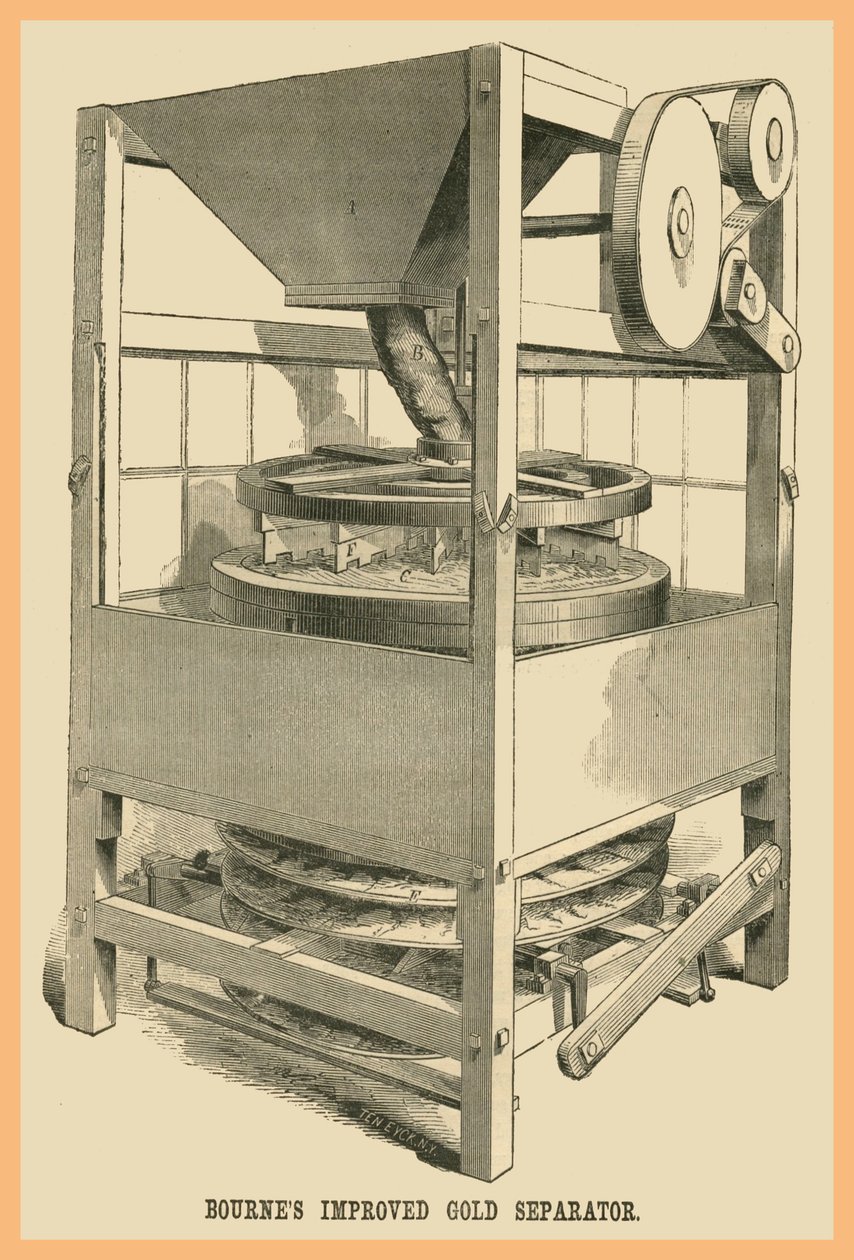 Bournes Improved Gold Separator by Unknown Artist