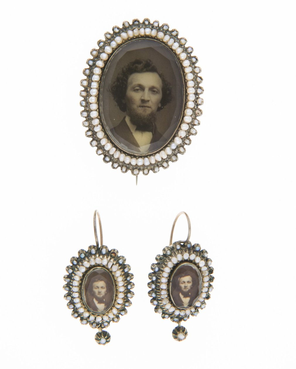 Brooch and Matching Earrings by Unknown artist
