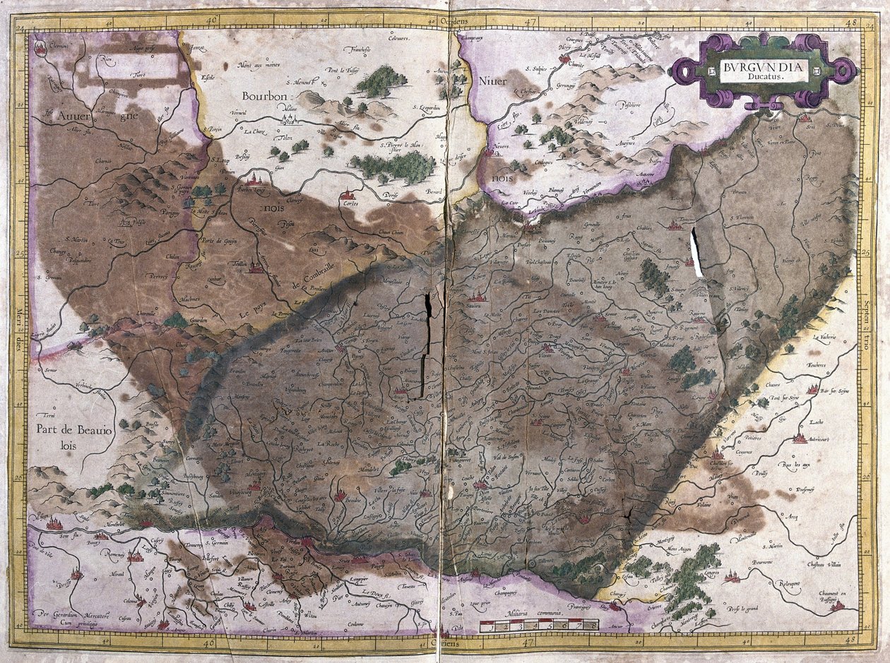 Burgundy, France (engraving) by Unknown artist