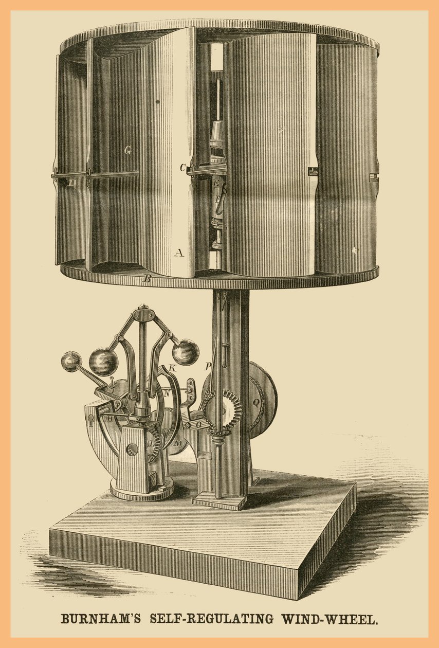 Burnhams Self-Regulars Wind-Wheel by Unknown Artist