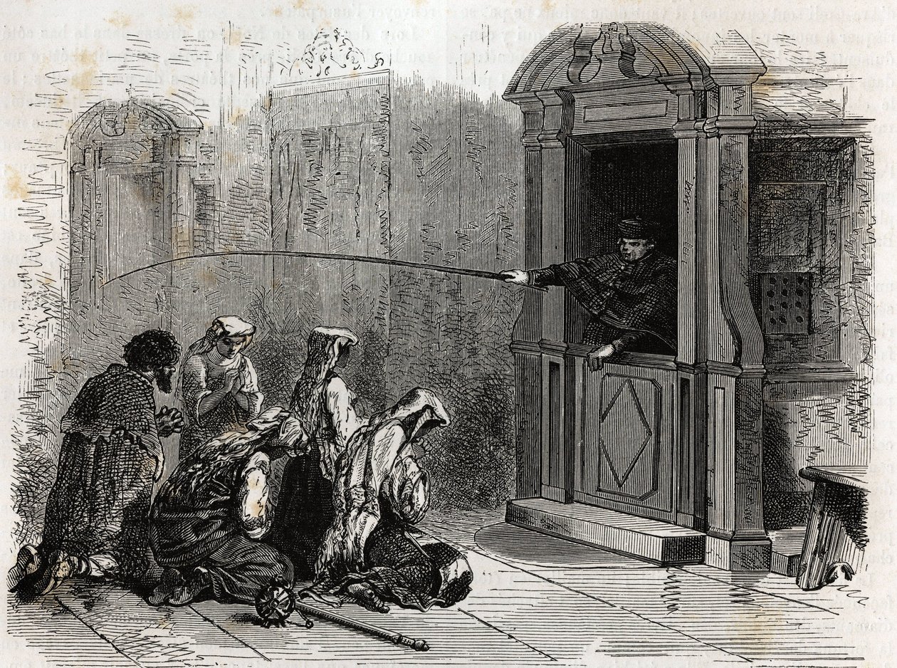 Catholic Practitioners in Prayer by Unknown artist