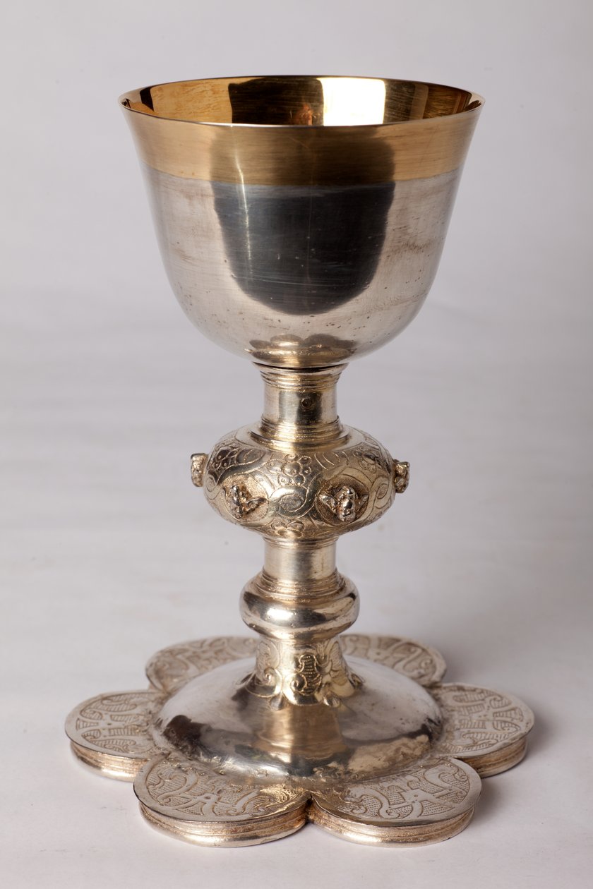 Chalice of Chaplain Georges Coquere. Metalsmithing, Gold and Silver by Unknown artist