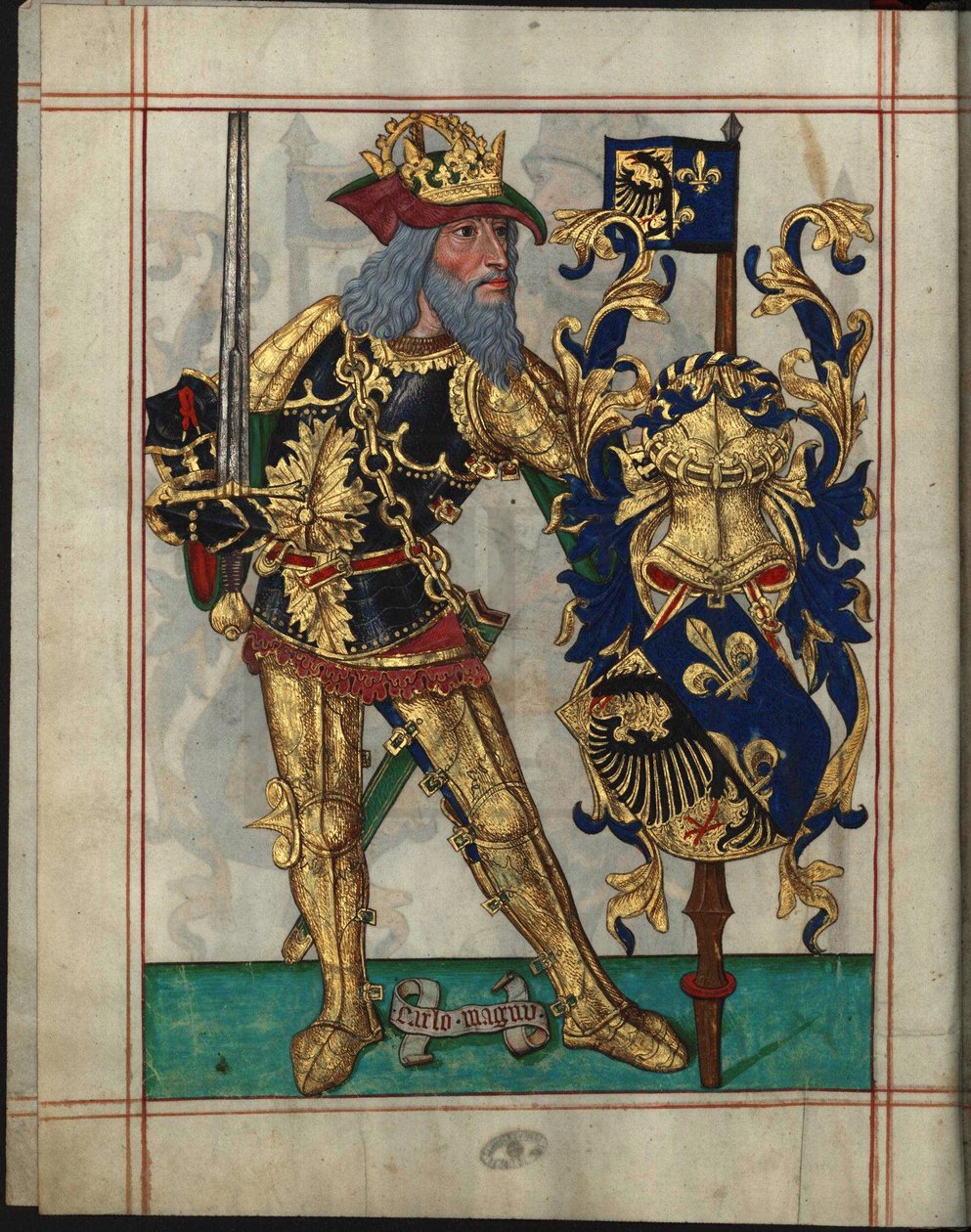 Charlemagne (From Livro do Ameiro-Mor) by Unknown artist