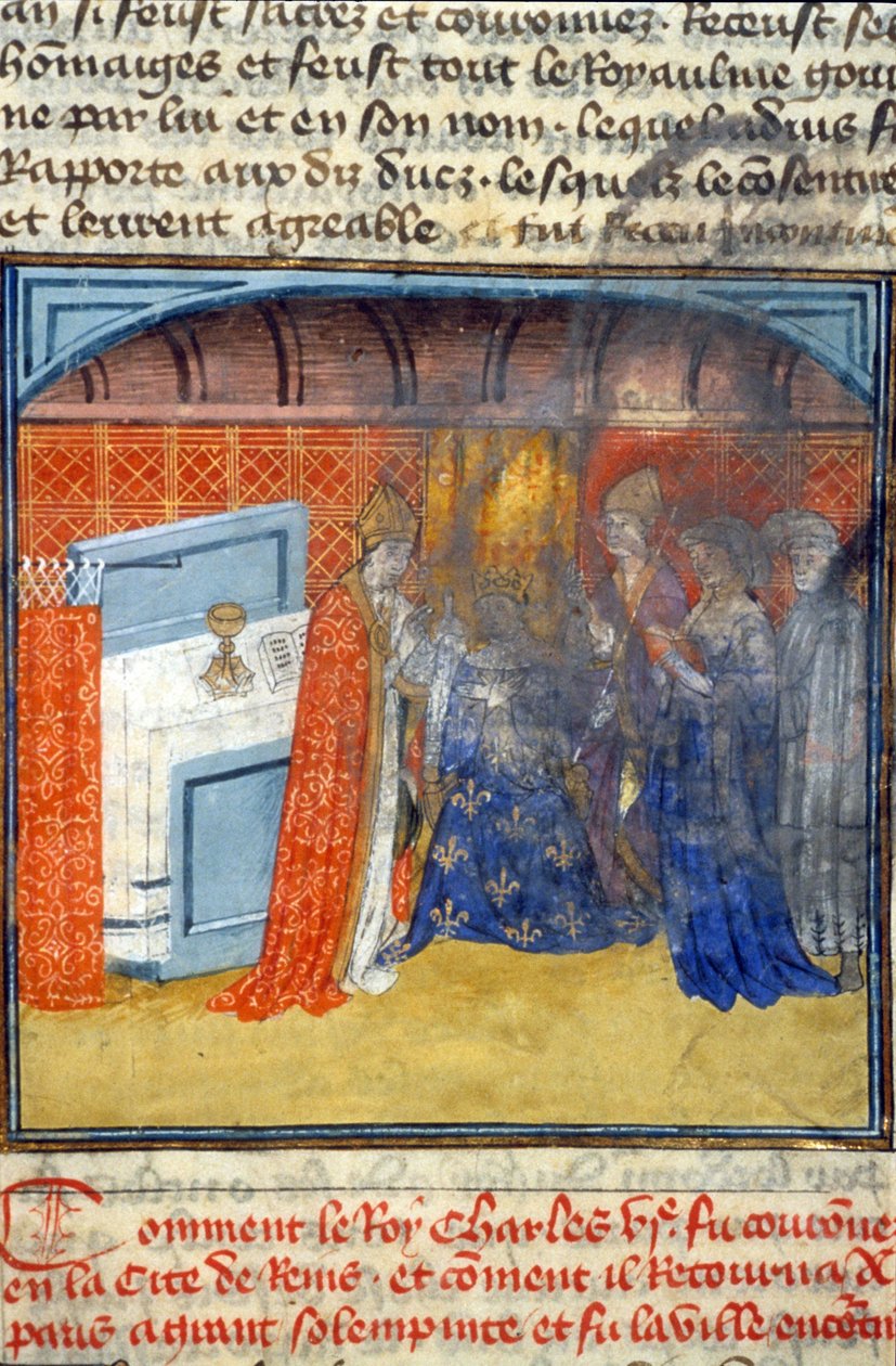 Charles VI, 512, 468r: Application for authorization to the Toulouse Municipal Library by Unknown artist