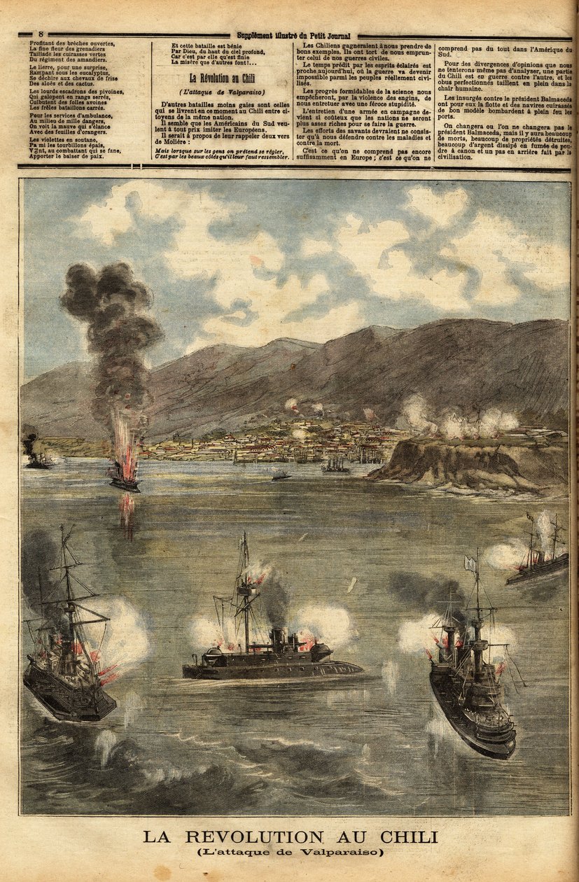 Chile in the Midst of Civil War by Unknown artist
