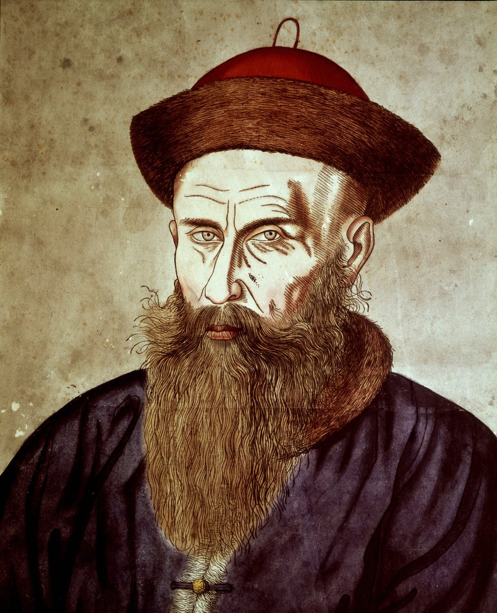 Chinese Portrait of Johann Adam Schall von Bell, German Jesuit Missionary by Unknown artist