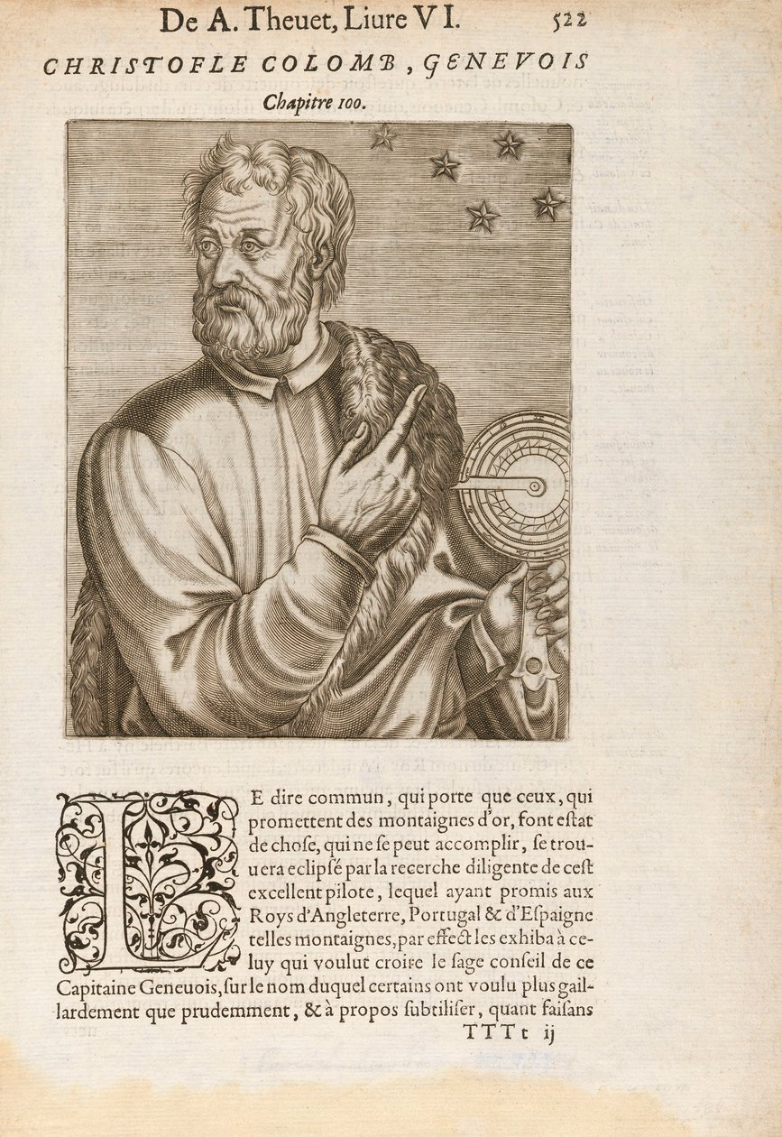 Christopher Columbus Using Star Navigation by Unknown artist