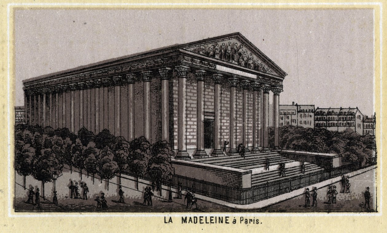 Church of the Madeleine in Paris by Unknown artist
