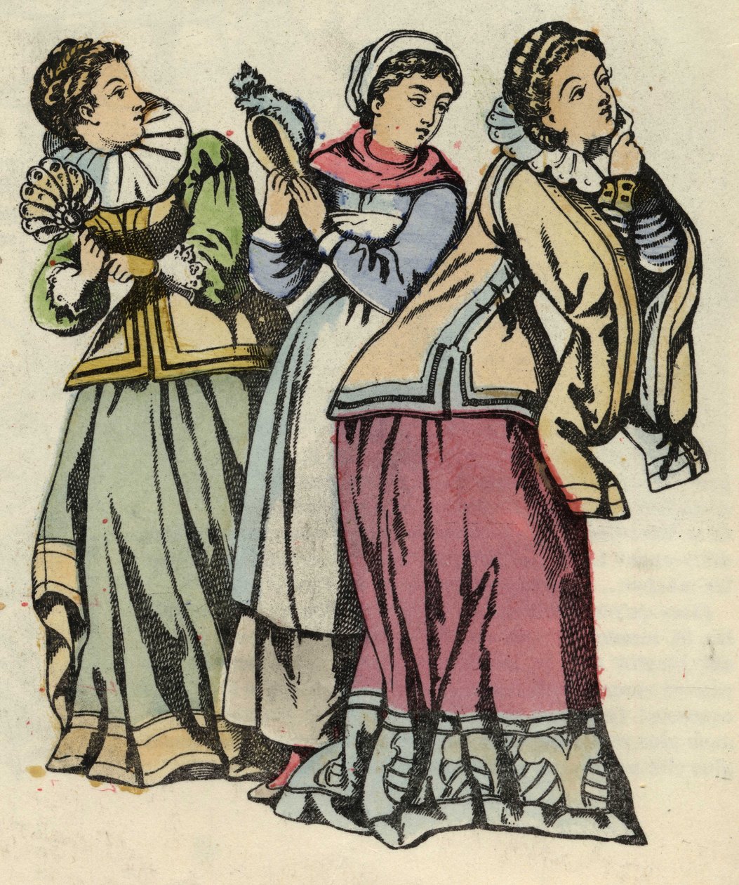 Cinderella and Her Beautiful Sisters. Illustration of 