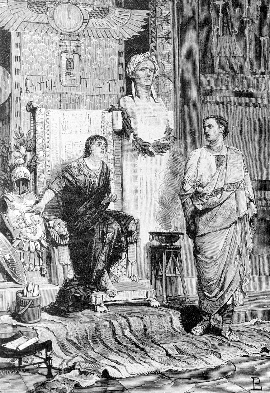 Cleopatra 69 BC 30 BC Queen of Egypt and Octave came to talk