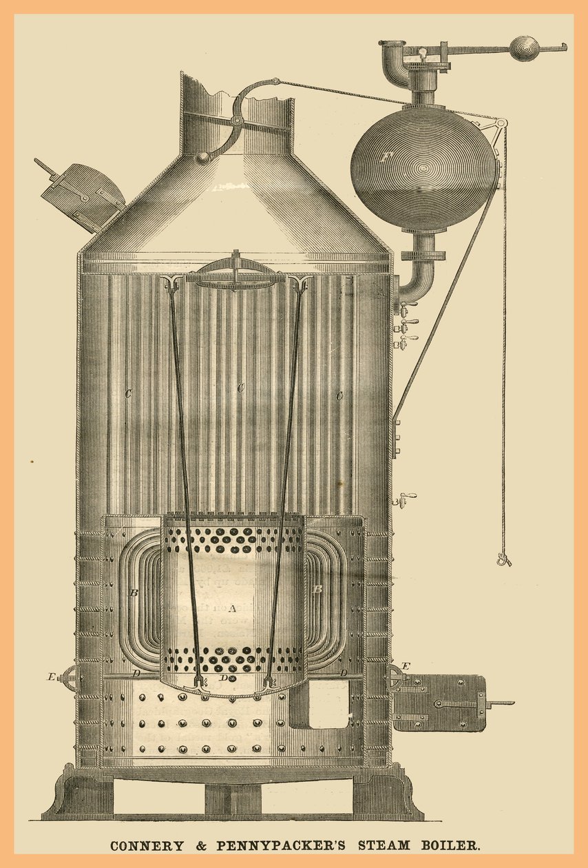 Connery - Packer Steam Boiler by Unknown Artist