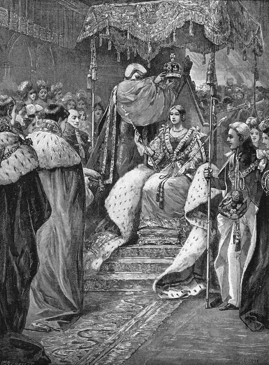 Coronation of Queen Victoria I of England, London, Westminster Abbey, June 28 by Unknown artist