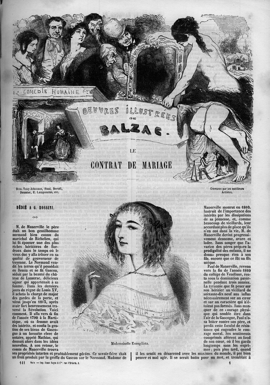 Cover for the novel The marriage contract by Unknown artist