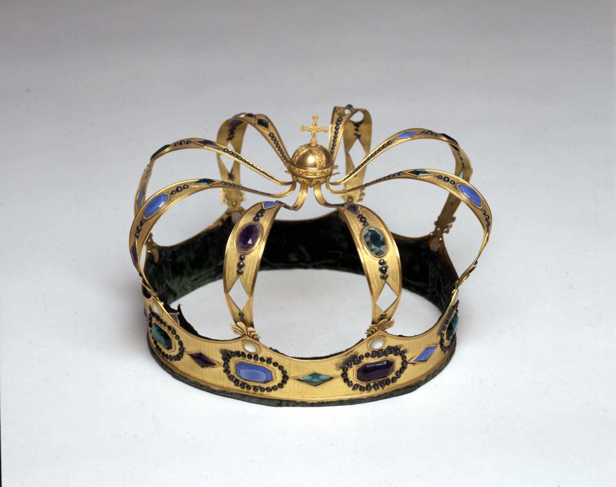 Crown of Gold and Gemstones of King of Italy by Napoleon Bonaparte (1769 - 1821). Risorgimento Museum, Milan by Unknown artist