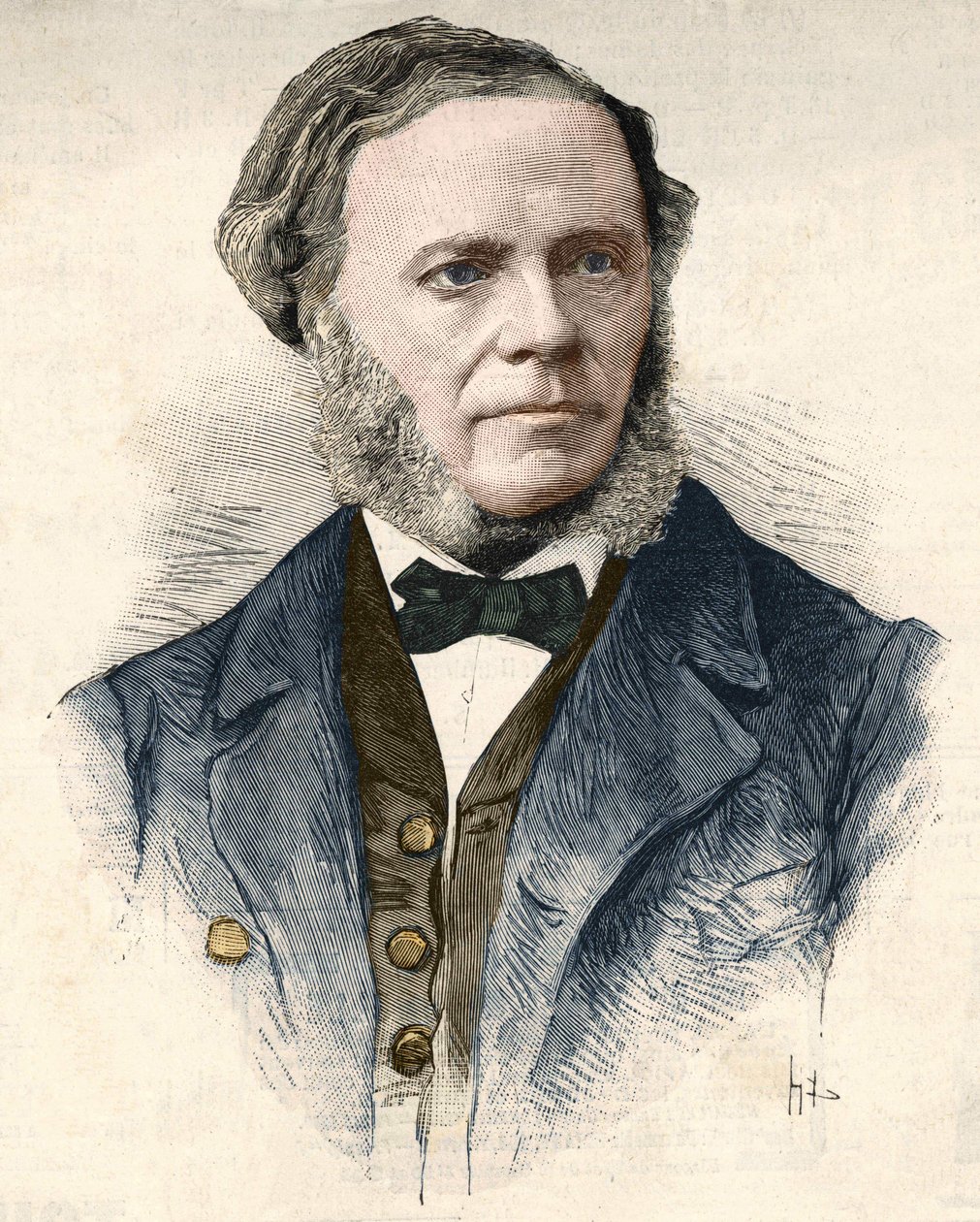 César Franck (1822 - 1890), French Composer and Organist of Belgian Origin by Unknown artist