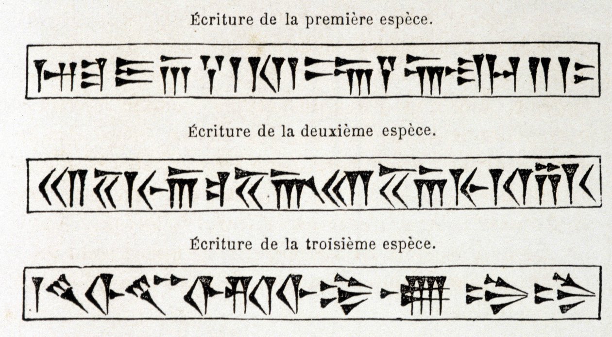 Cuneiform Writing, 
