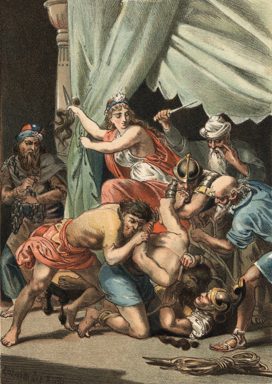 Dalila cuts Samson