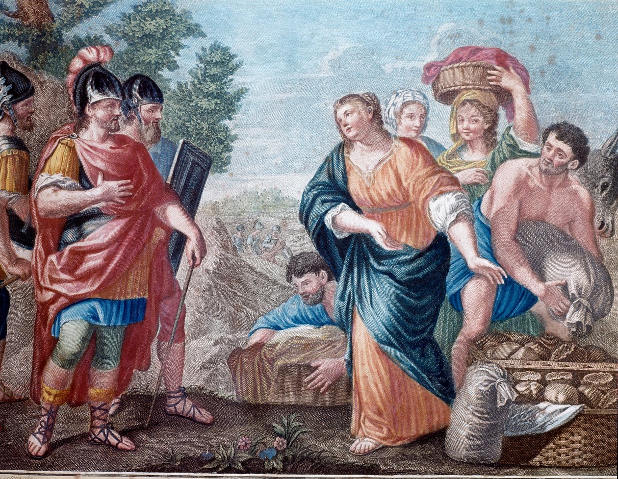 David and Abigail by Unknown artist