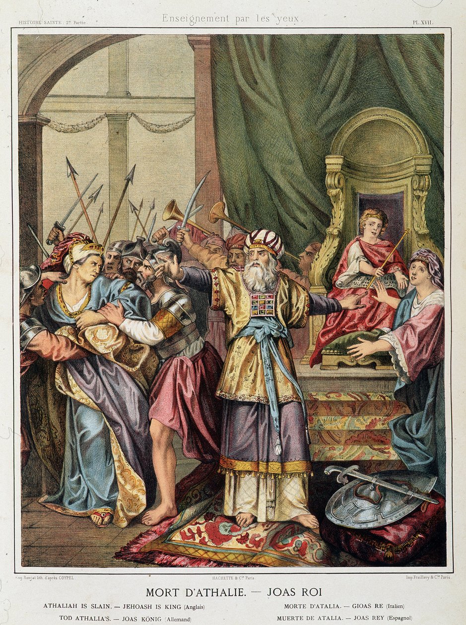 Death of Athalie - Joas (Jehoash) king in 
