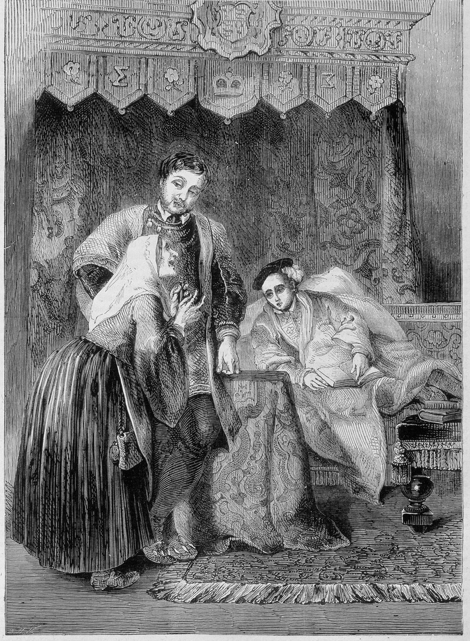 Death of Edward VI (1547-1553), King of England by Unknown artist