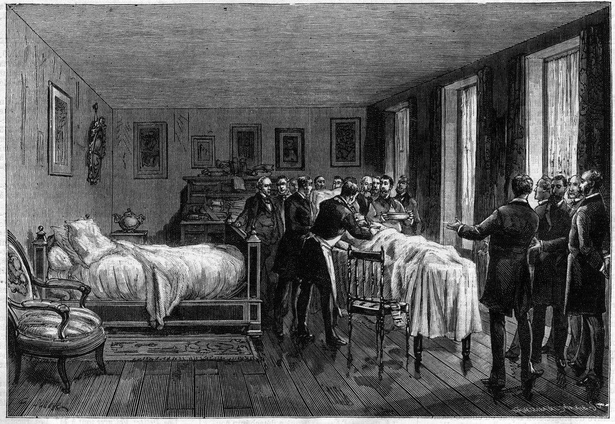 Death of Leon Gambetta - the autopsy - in 