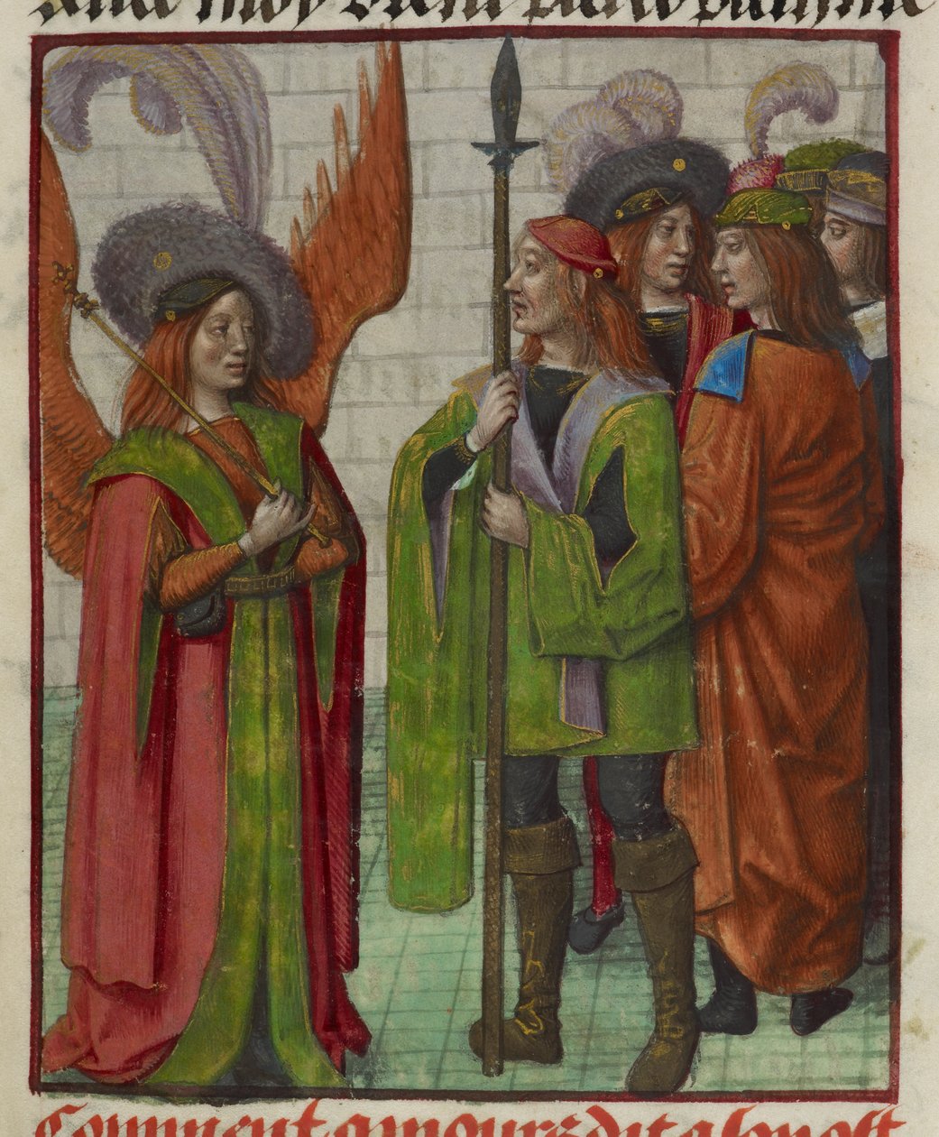 Detail of Amour (Love) and His Army (detail) by Unknown artist