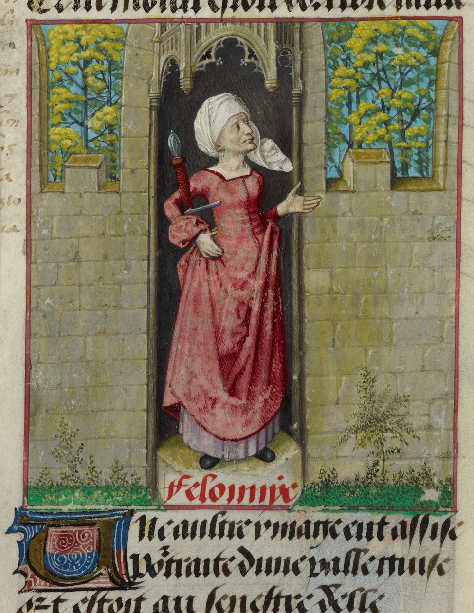 Detail (Allegorical Figure of Feloniye), from 