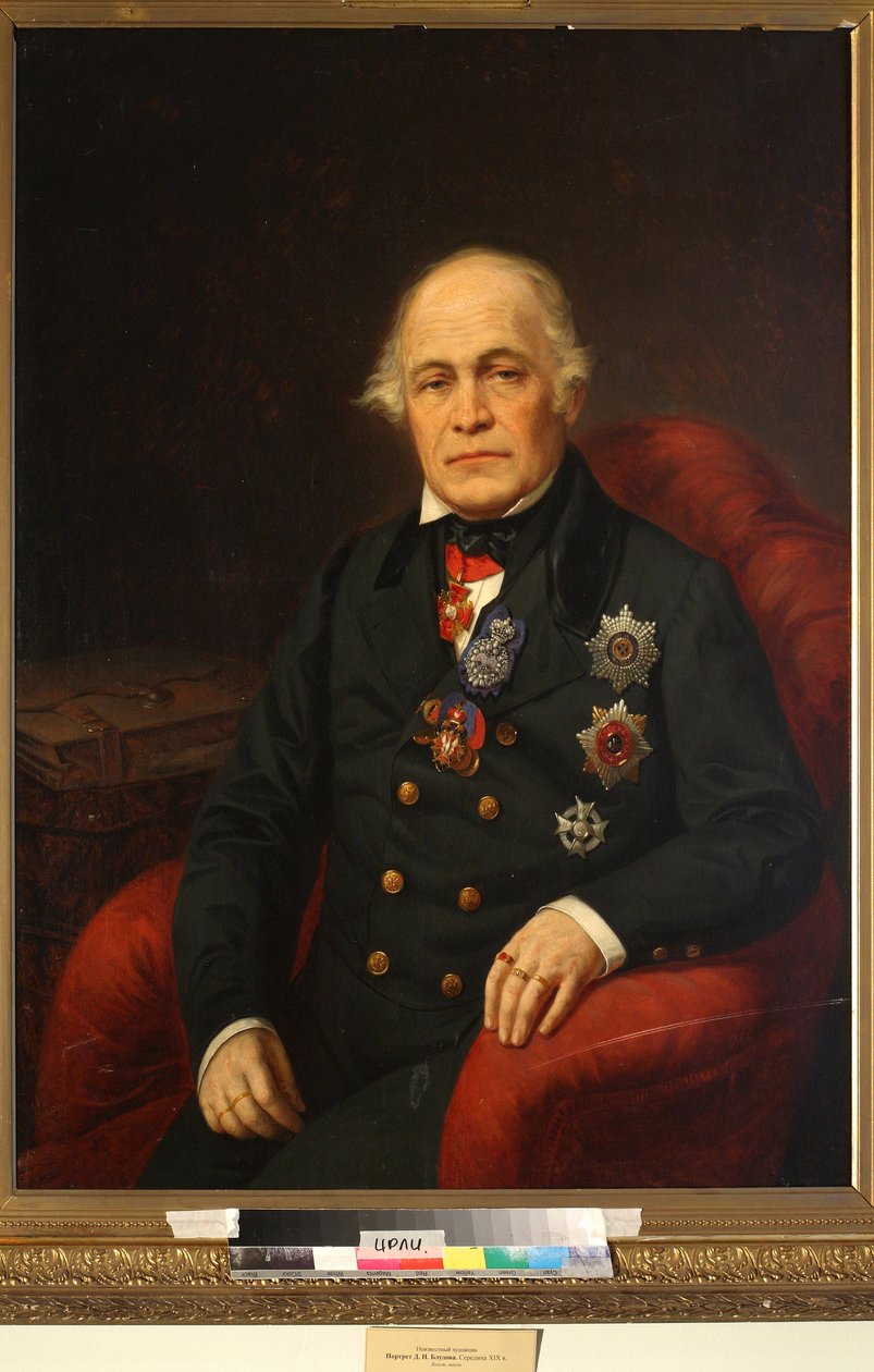 Portrait of Count Dmitry Nikolayevich Bludov (1785-1864) by Unknown artist