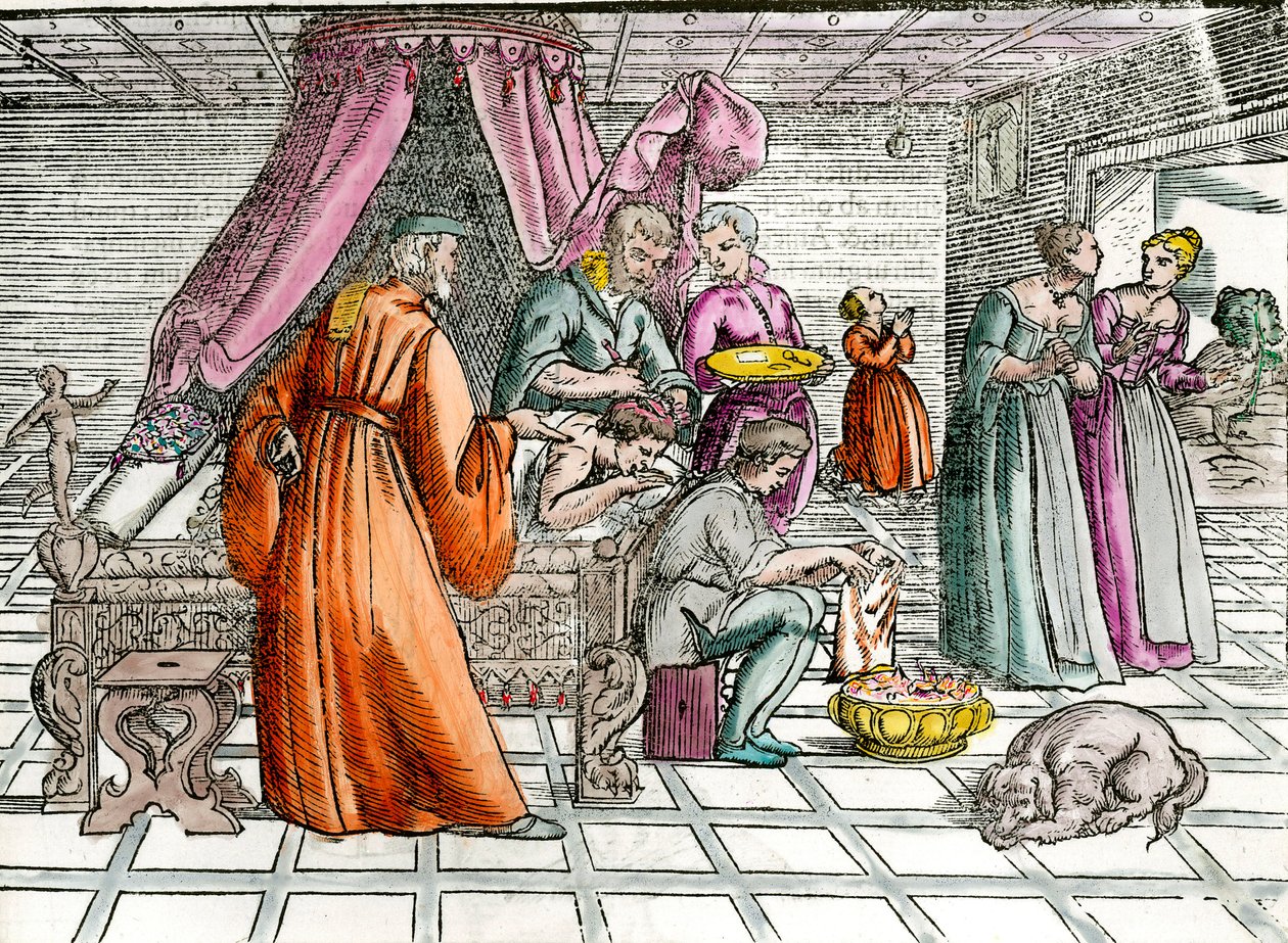 A Trepanation (16th Century Engraving) by Unknown artist