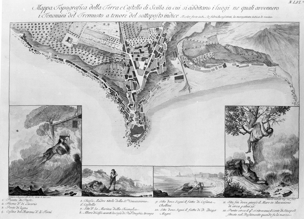 Earthquake that took place in Scilla, Italy in 1783 by Unknown artist