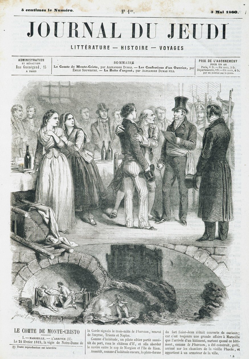 Edmond Dantes, the Count of Monte Cristo Has a Reception - in 
