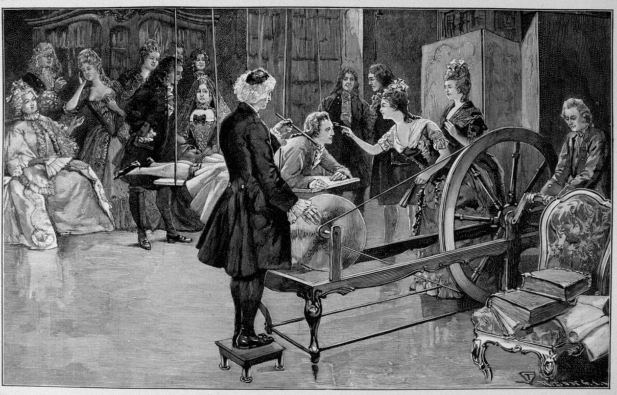 Electric Experiences of the Abbe Jean Antoine (Jean-Antoine) Nollet (1700-1770), Early 18th Century - in 