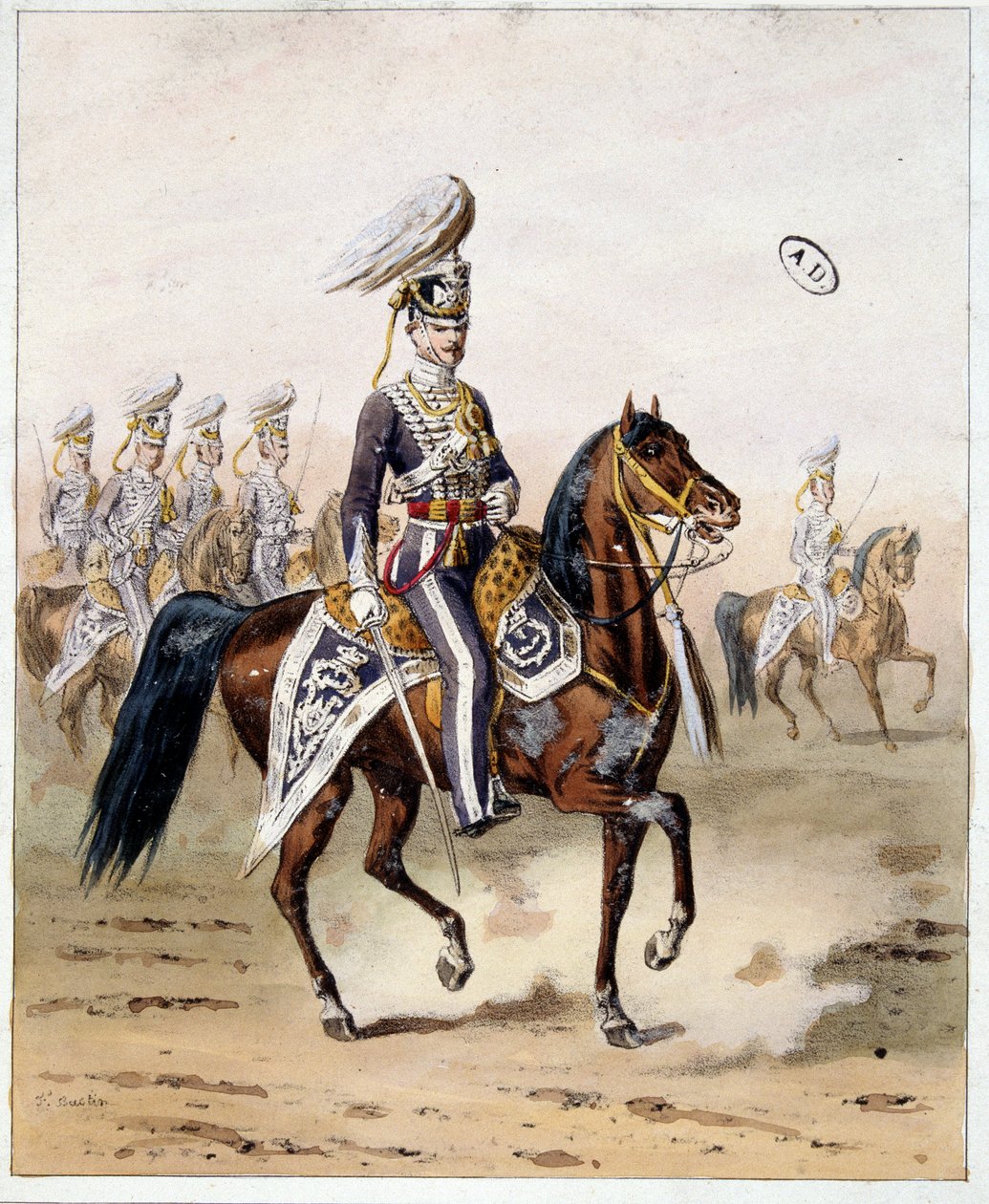 English Army of India: cavalry of Madras by Unknown artist