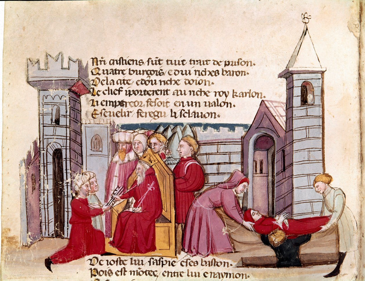 Entry to Spain (miniature) by Unknown artist