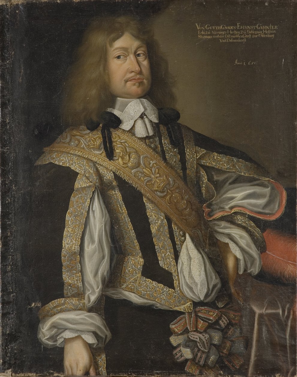 Portrait of Ernest Guenther, Duke of Schleswig-Holstein-Sonderburg-Augustenburg by Unknown artist