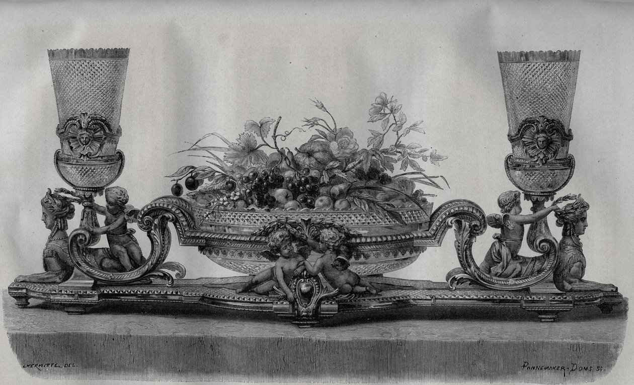 Crystal from the Baccarat factory - engraving in 