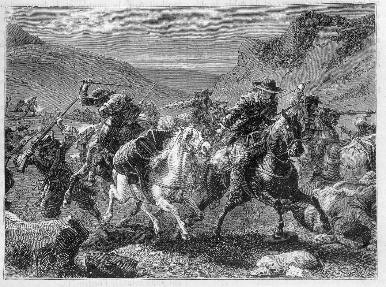 False Sauniers Attacked in an Ambush by the King