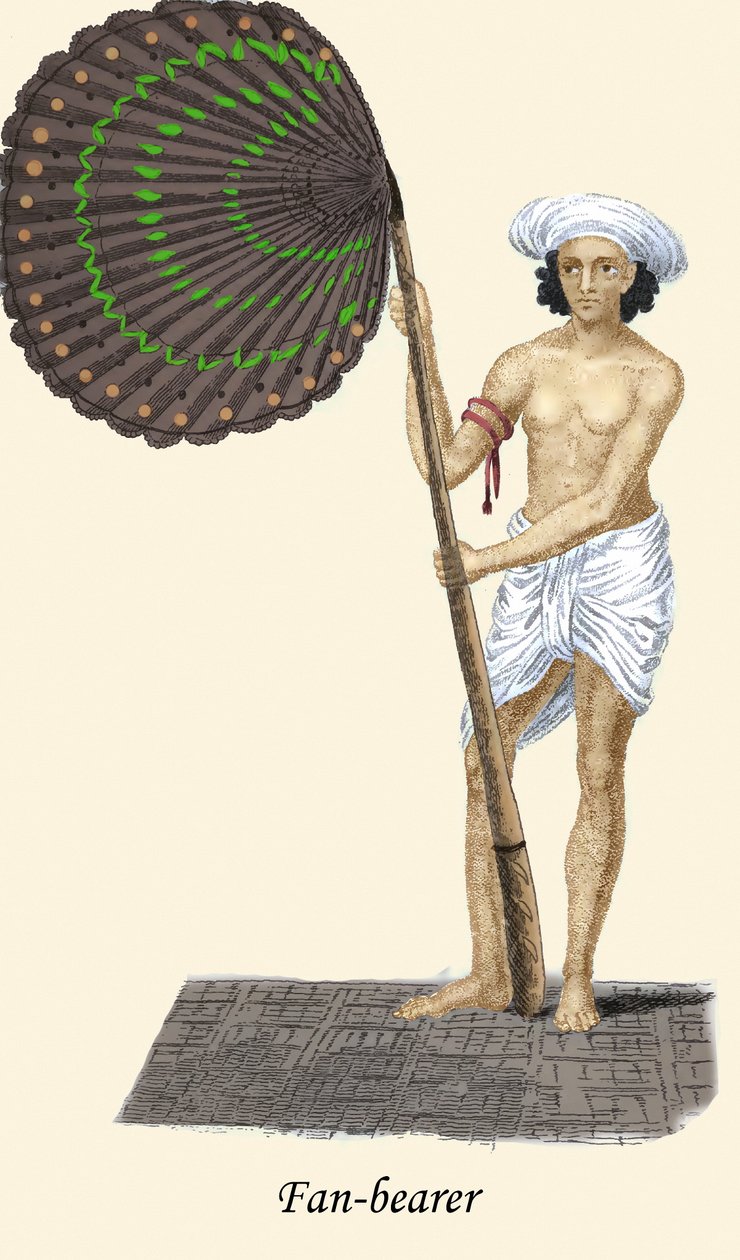 Fan Bearer by Unknown Artist