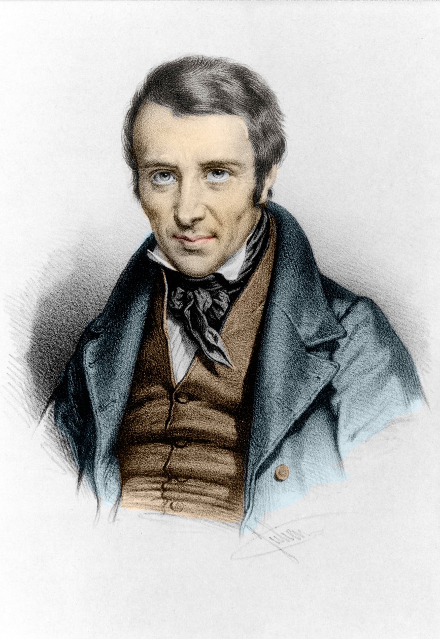 Portrait of Félicité Robert de La Mennais by Unknown artist