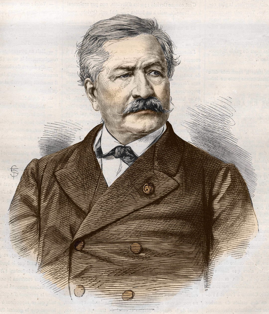 Ferdinand de Lesseps (1805 - 1894) (Bianchetti Collection) by Unknown artist