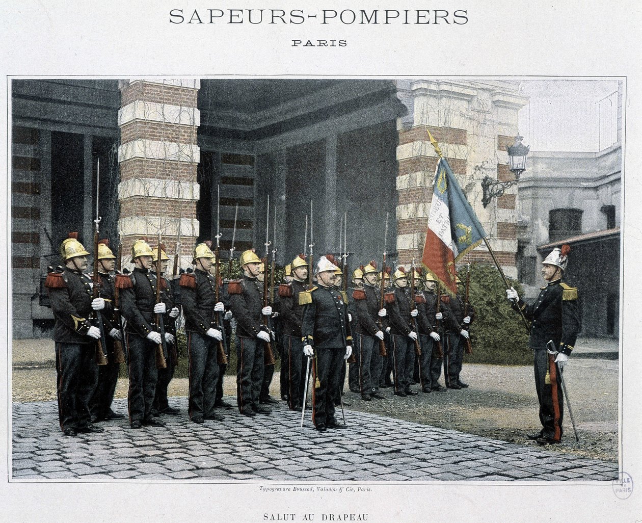 Firefighters: Salvation to the Flag - circa 1920 by Unknown artist