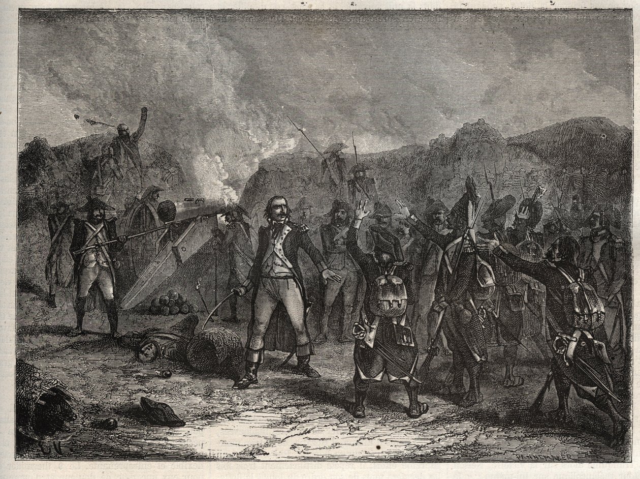 First Coalition: Colonel Antoine Guillaume Rampon at the Battle of Montenotte on 12 April 1796, during the Italian Campaign Opposing the French Troops of Napoleon Bonaparte Against the Austrian and Sardinian Armies by Unknown artist