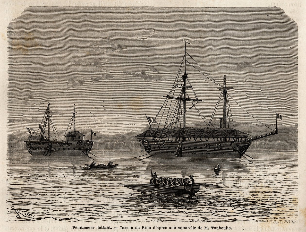 Floating Penitentiaries of French Guiana by Unknown artist
