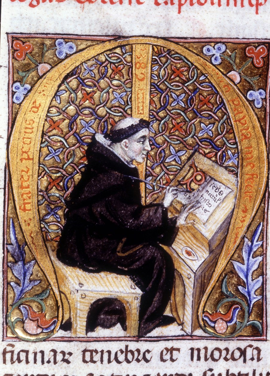 Fra Pietro di Pavia, a Copyist at Work by Unknown artist